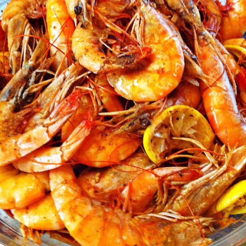 1 LB SHRIMP(HEAD ON)